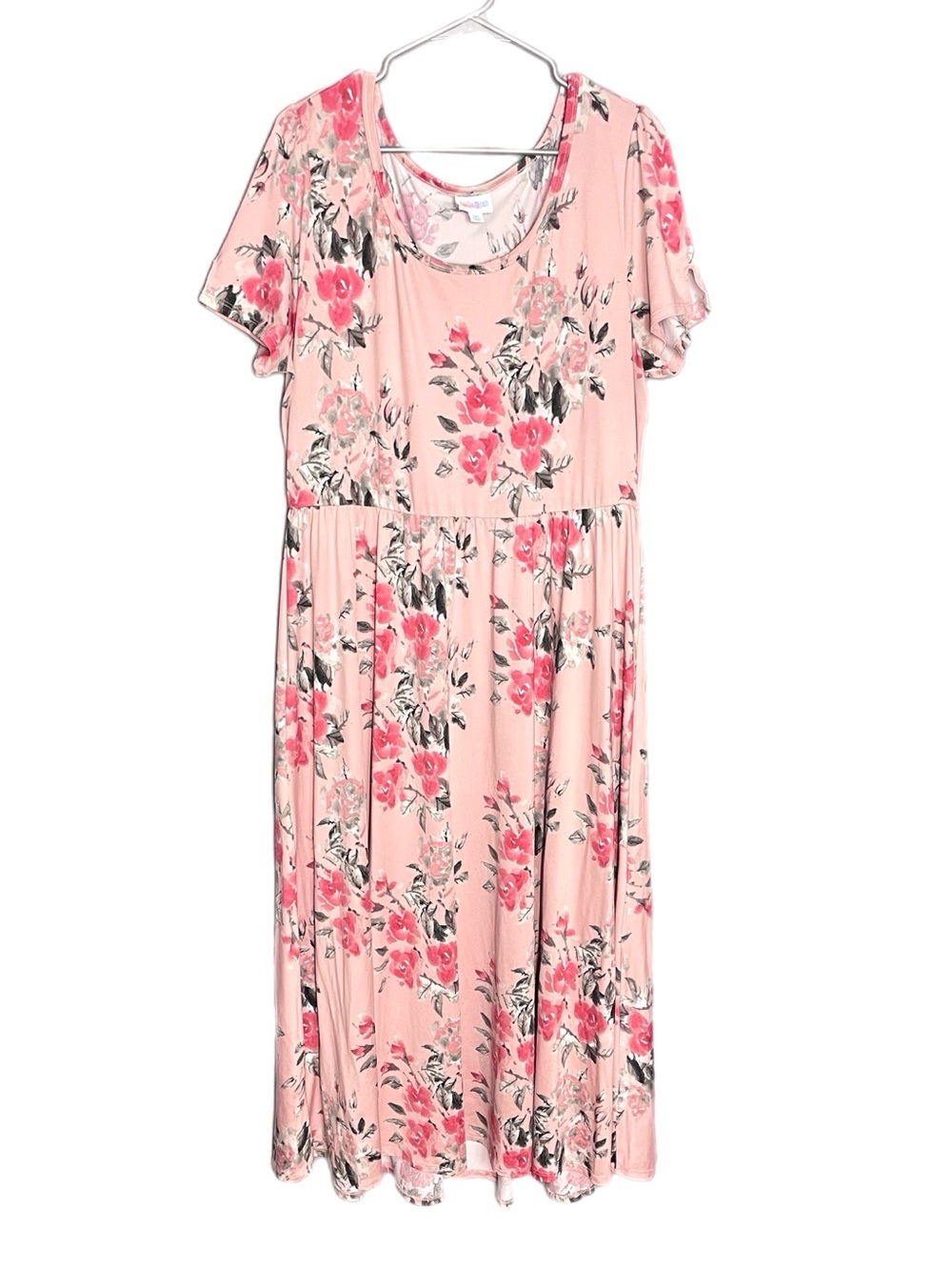 Lularoe Short Sleeve Stretch Maxi Dress Women’s Size 2XL